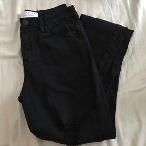 Black skinny jeans